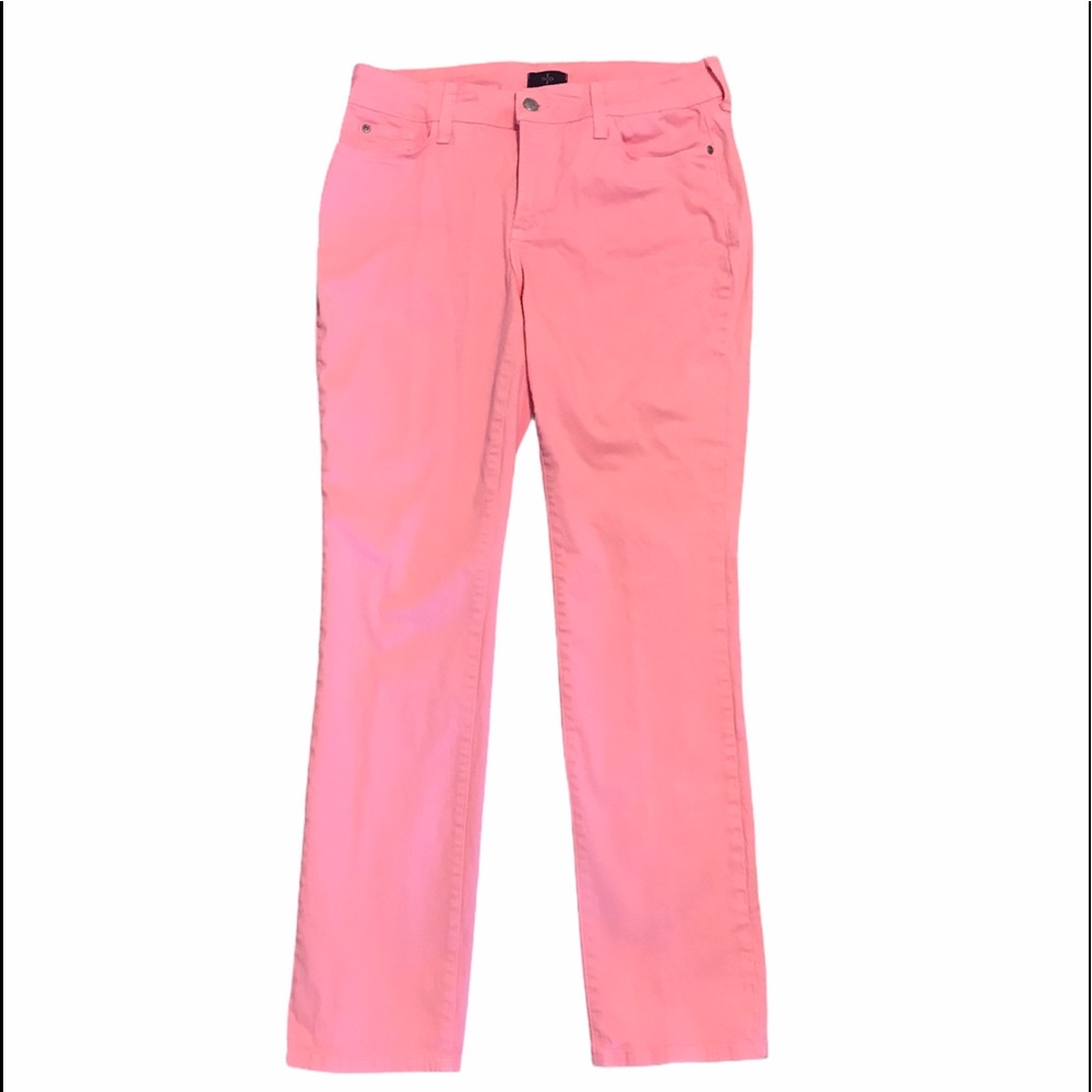 NYDJ Size 6 Pink Skinny Jeans